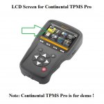 LCD Screen Display Replacement for Continental TPMS PRO